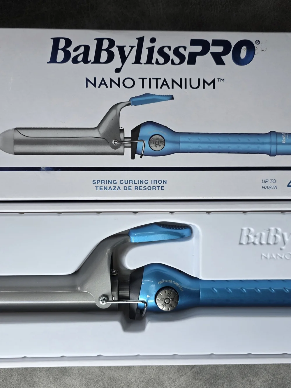 BaBylissPro Nano Titanium Extended Barrel Curling Iron 1 1/4